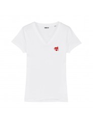 T-shirt col V - Maman Tatoo - Femme - 2