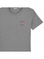 T-shirt Homme coeur personnalisé - 3