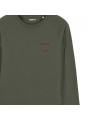 Sweatshirt Homme coeur rouge personnalisé - 4
