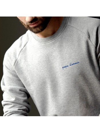 Sweatshirt Papa D'amour - Homme - 1