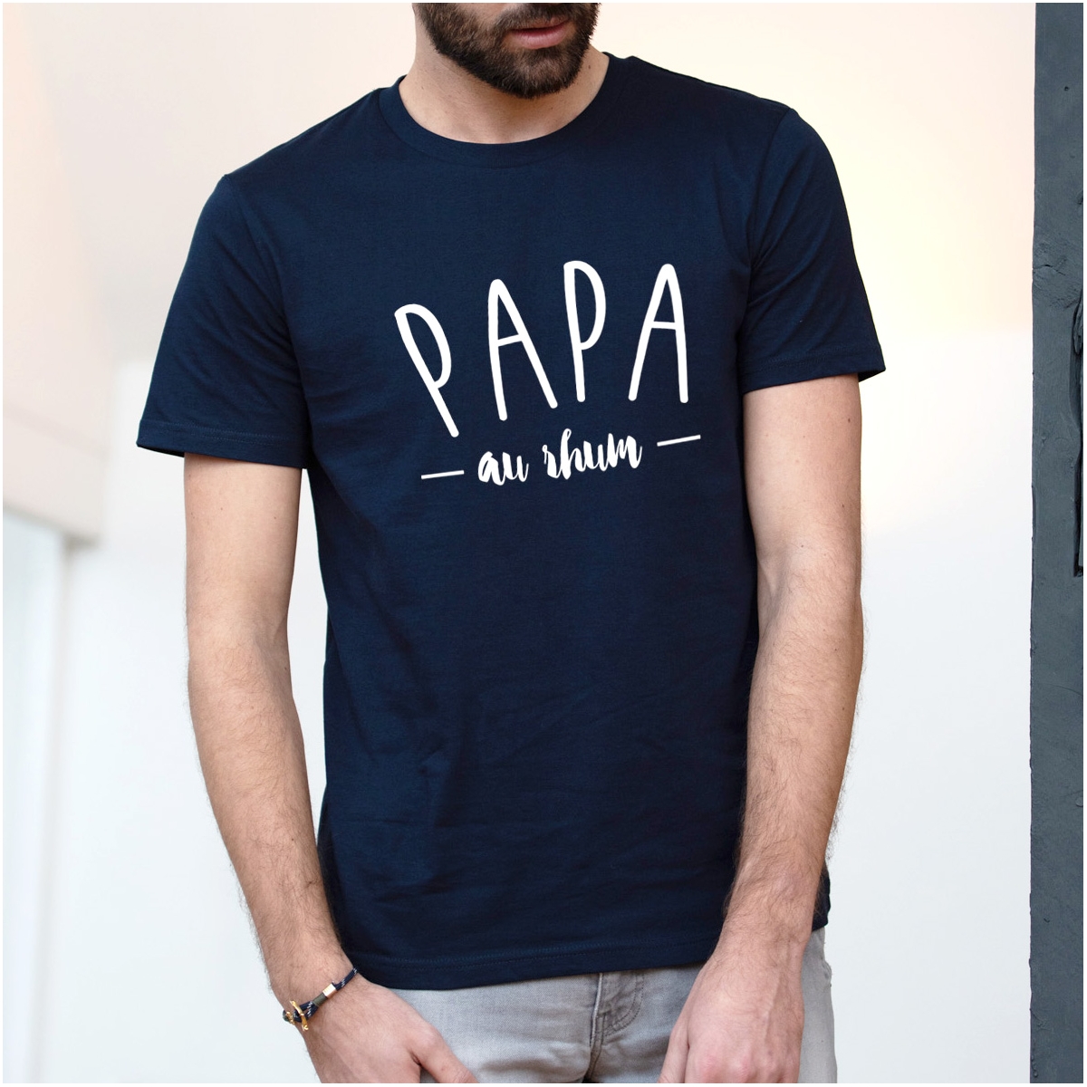 T-shirt Futur Papa, 100% coton doux, imprimé en France