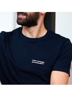 T-shirt Homme personnalisable côté cœur - 1