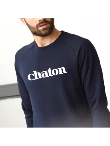 Sweatshirt Chaton - Homme - 1
