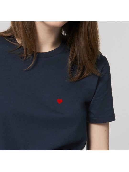 T-shirt Coeur Brodé - Femme - 2