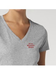 T-shirt col V - Allo Maman Bobo - Femme - 1