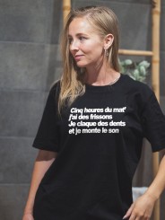 T-shirt - Cinq heures du mat' j'ai des frissons - 2