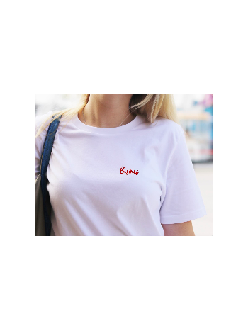 T-shirt Bisous Brodé - Femme